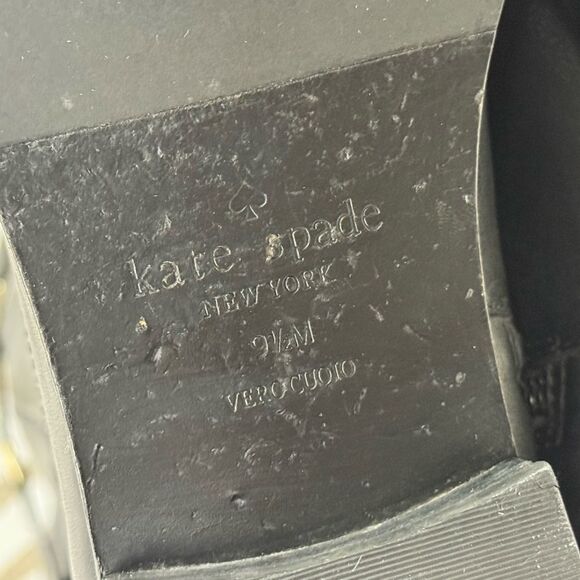 Kate Spade Ronnie Black Tall Boots Size 9.5 - Picture 9 of 13